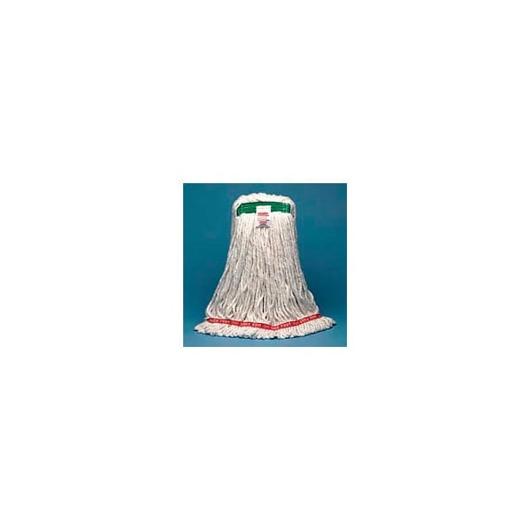 Rubbermaid Commercial Web Foot Shrinkless Wet Mop Heads 5 Headband, PK6 FGA25206WH00 - main
